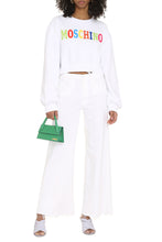 Carica l'immagine nel visualizzatore di Gallery, Cropped cotton sweatshirt