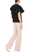 Carica l'immagine nel visualizzatore di Gallery, Ruffled cotton t-shirt