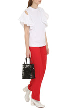 Carica l'immagine nel visualizzatore di Gallery, Ruffled cotton t-shirt