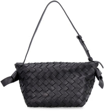 Carica l'immagine nel visualizzatore di Gallery, Tie leather shoulder bag