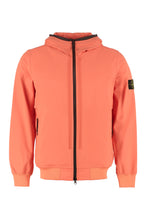 Carica l'immagine nel visualizzatore di Gallery, Technical fabric hooded jacket