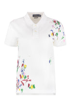 Carica l'immagine nel visualizzatore di Gallery, Cotton piqué polo shirt