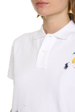 Carica l'immagine nel visualizzatore di Gallery, Cotton piqué polo shirt