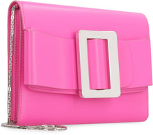 Carica l'immagine nel visualizzatore di Gallery, Buckle Travel leather clutch with strap