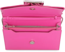 Carica l'immagine nel visualizzatore di Gallery, Buckle Travel leather clutch with strap
