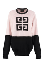 Carica l'immagine nel visualizzatore di Gallery, Logo Intarsia cashmere sweater