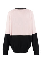 Carica l'immagine nel visualizzatore di Gallery, Logo Intarsia cashmere sweater