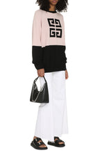 Carica l'immagine nel visualizzatore di Gallery, Logo Intarsia cashmere sweater