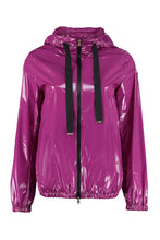 Carica l'immagine nel visualizzatore di Gallery, Technical fabric hooded jacket