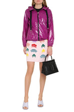 Carica l'immagine nel visualizzatore di Gallery, Technical fabric hooded jacket