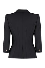Carica l'immagine nel visualizzatore di Gallery, Stretch double-breasted blazer