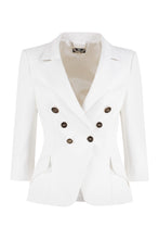 Carica l'immagine nel visualizzatore di Gallery, Stretch double-breasted blazer