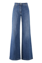 Carica l&#39;immagine nel visualizzatore di Gallery, High-waist wide-leg jeans
