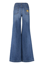 Carica l&#39;immagine nel visualizzatore di Gallery, High-waist wide-leg jeans
