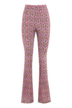 Carica l&#39;immagine nel visualizzatore di Gallery, Printed high-rise trousers
