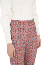 Carica l&#39;immagine nel visualizzatore di Gallery, Printed high-rise trousers
