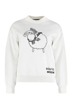 Carica l&#39;immagine nel visualizzatore di Gallery, Cotton-cashmere blend crew-neck pullover
