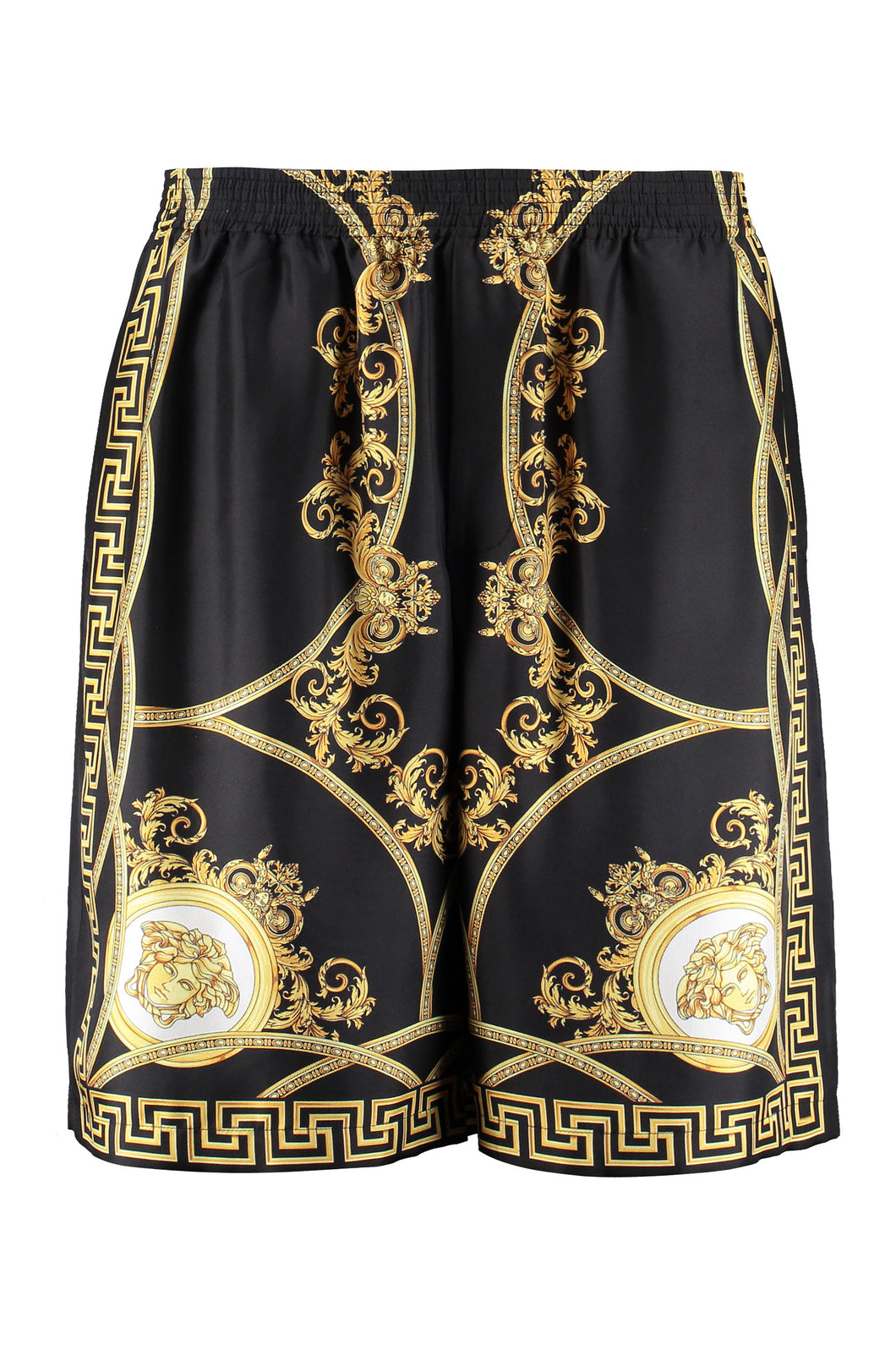 Silk bermuda shorts