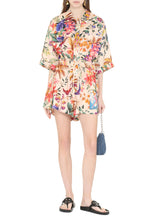 Load image into Gallery viewer, Tropicana linen playsuit
