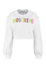 Carica l&#39;immagine nel visualizzatore di Gallery, Cropped cotton sweatshirt
