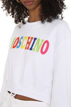 Carica l&#39;immagine nel visualizzatore di Gallery, Cropped cotton sweatshirt
