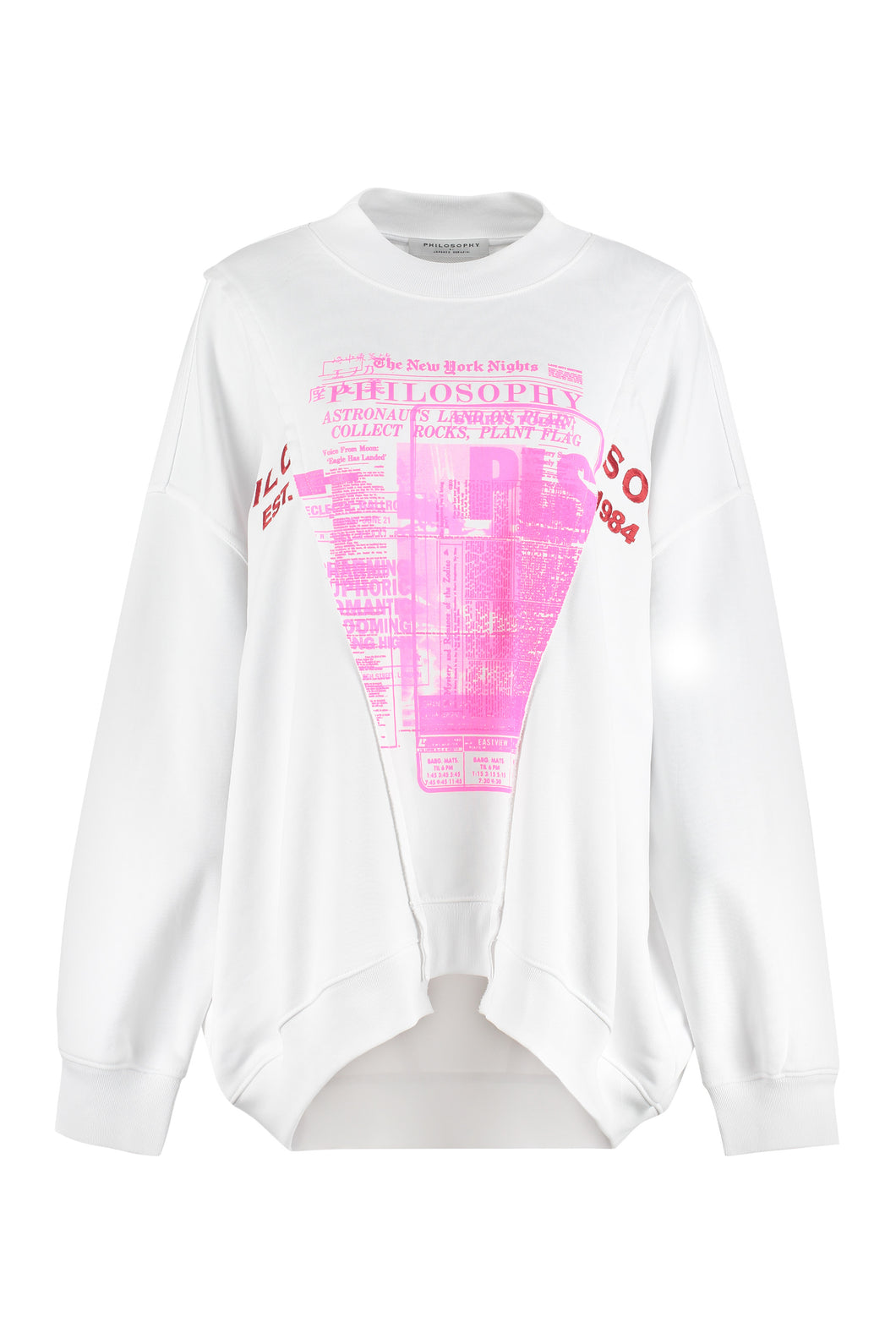 Oversize cotton sweatshirt