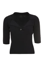 Carica l&#39;immagine nel visualizzatore di Gallery, Murcia ribbed knit polo shirt
