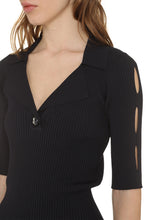 Carica l&#39;immagine nel visualizzatore di Gallery, Murcia ribbed knit polo shirt
