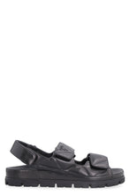 Carica l&#39;immagine nel visualizzatore di Gallery, Quilted leather strap-sandals
