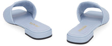 Carica l&#39;immagine nel visualizzatore di Gallery, Leather slides with logo
