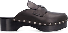 Load image into Gallery viewer, Leather clogs

