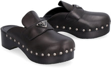 Load image into Gallery viewer, Leather clogs
