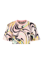 Load image into Gallery viewer, Printed cropped sweatshirt
