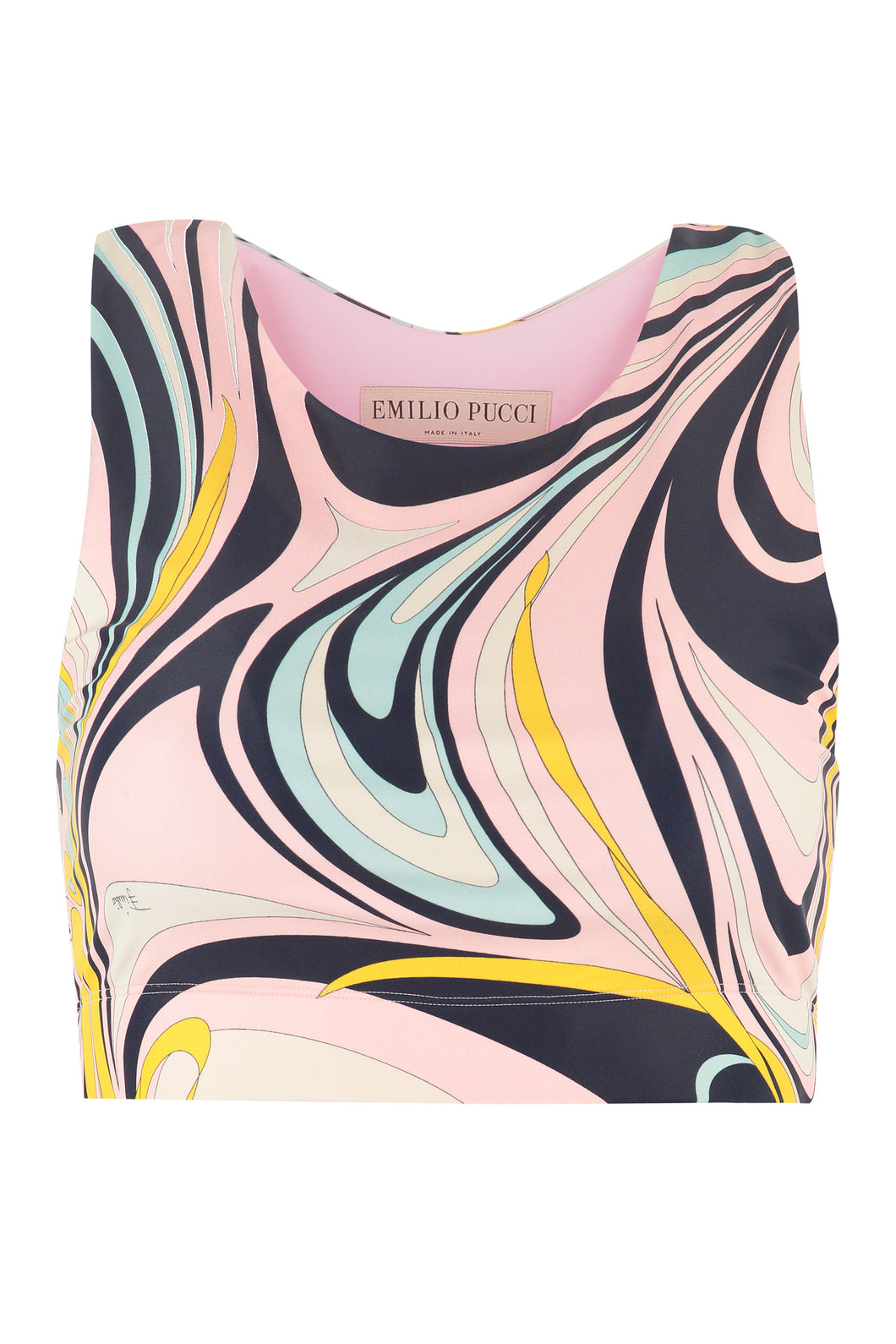 Printed jersey top