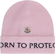 Carica l&#39;immagine nel visualizzatore di Gallery, Moncler Born to Protect - Ribbed knit beanie
