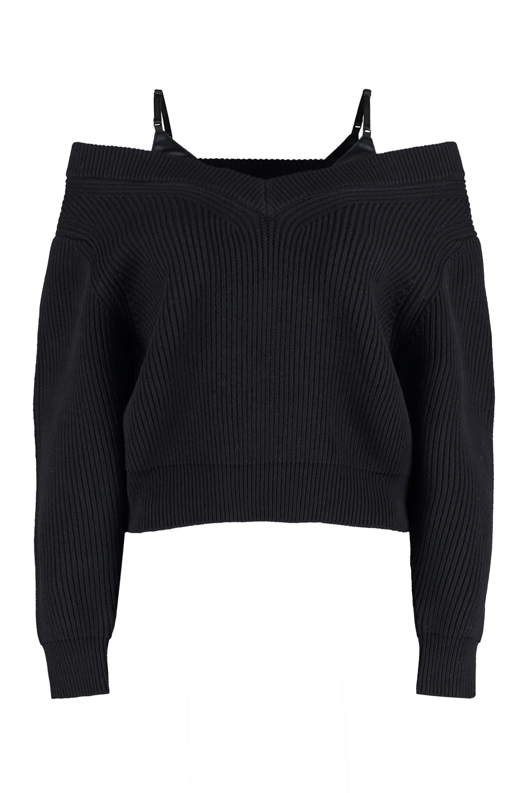 Ribbed cotton sweater