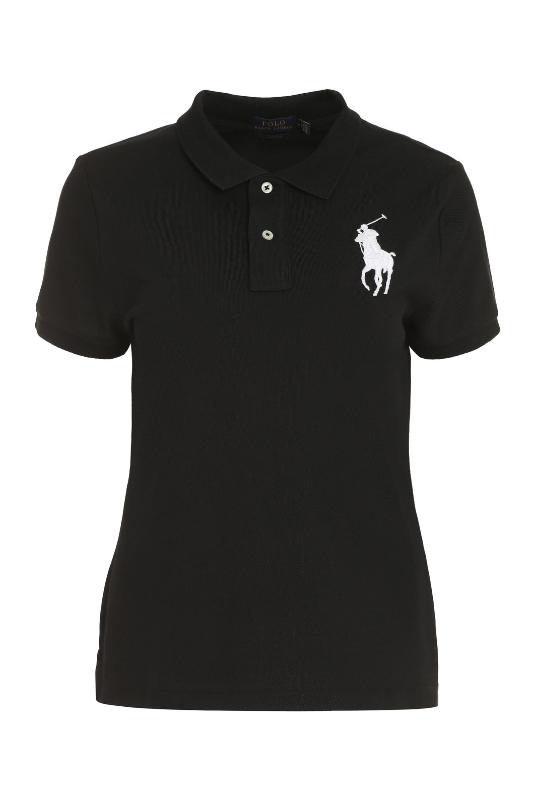 Cotton piqué polo shirt