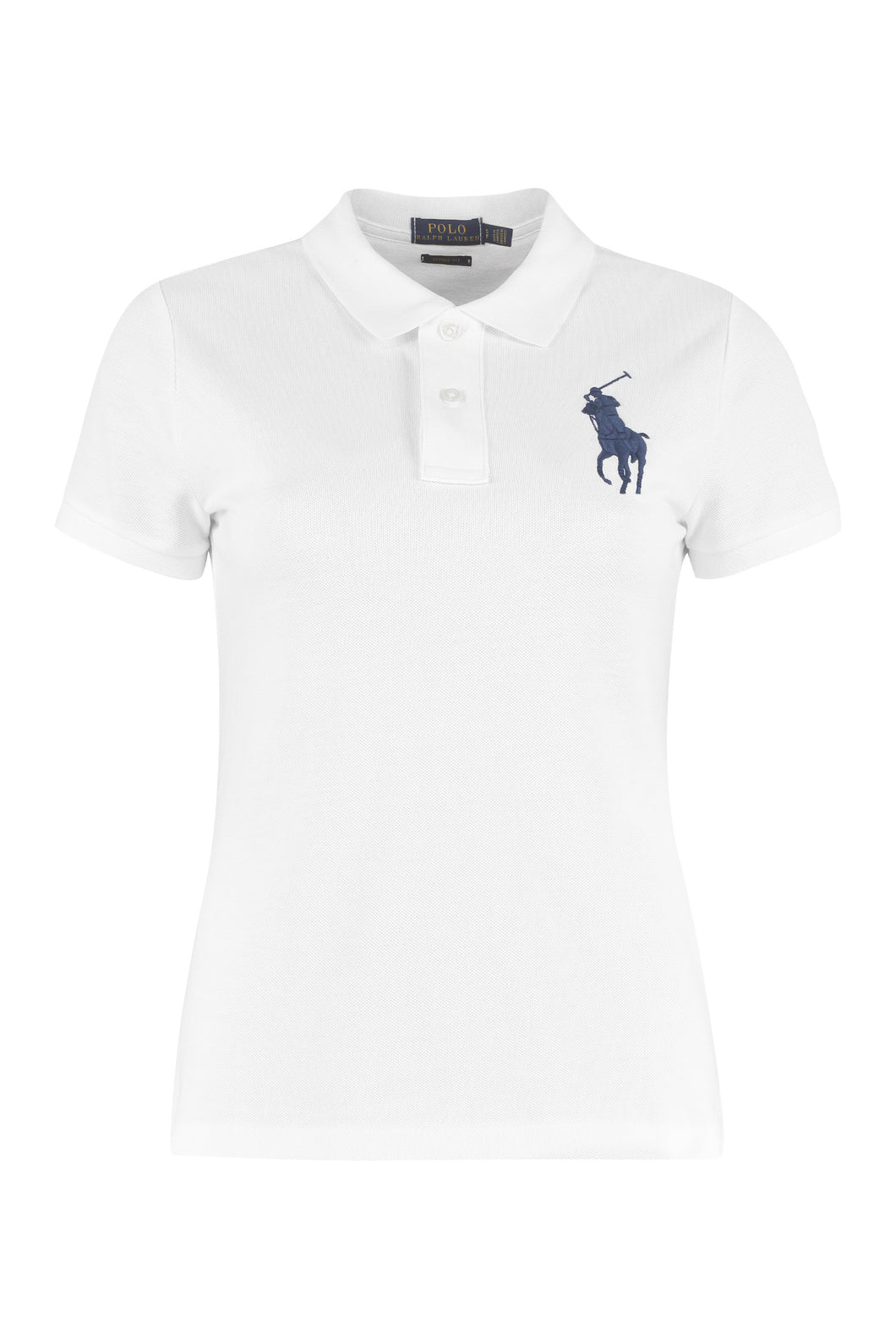 Cotton-piqué polo shirt