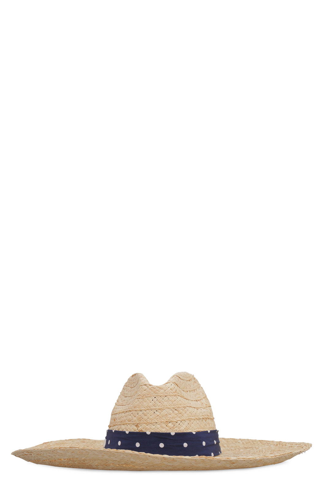 Wide-brimmed straw hats