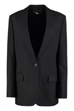 Load image into Gallery viewer, Wool single-breasted blazer
