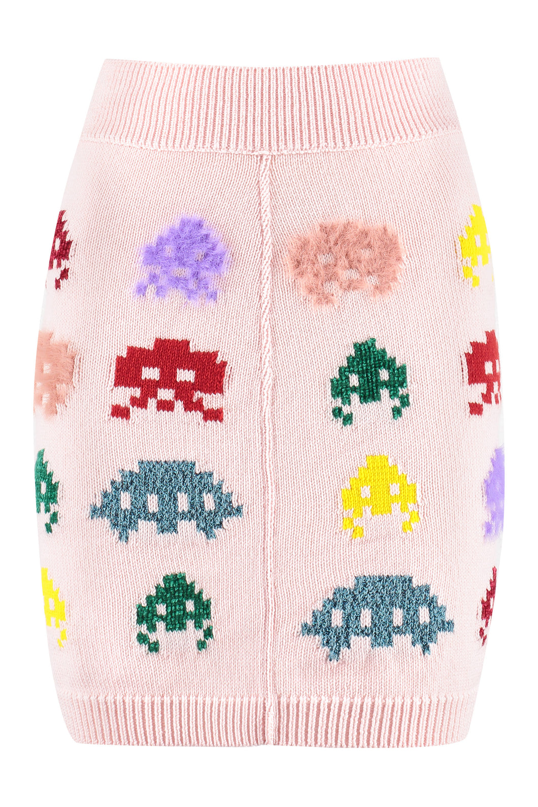 Knitted mini skirt