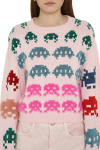 Carica l&#39;immagine nel visualizzatore di Gallery, Jacquard crew-neck sweater
