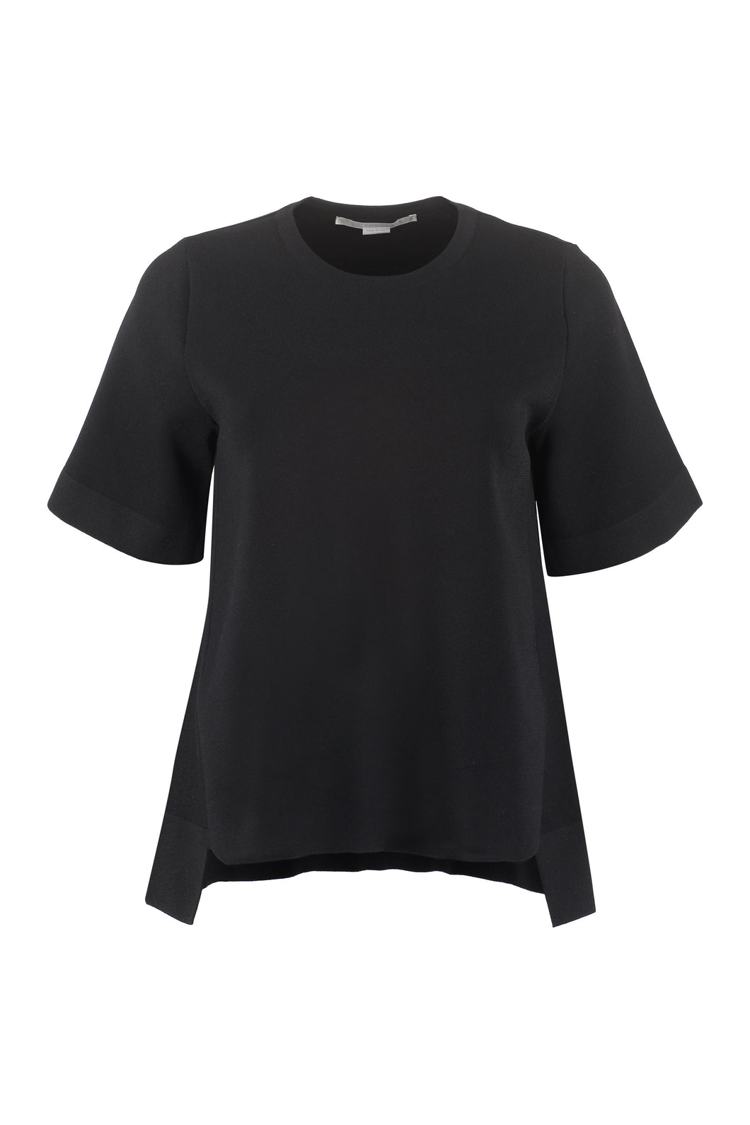 Knitted viscosa-blend top