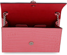 Carica l&#39;immagine nel visualizzatore di Gallery, Skull croco-print leather clutch
