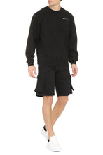 Carica l&#39;immagine nel visualizzatore di Gallery, Cotton crew-neck sweatshirt
