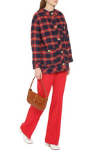 Load image into Gallery viewer, Wool blend tweed jacket

