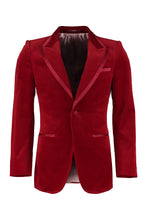 Carica l&#39;immagine nel visualizzatore di Gallery, Single-breasted velvet jacket
