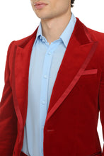 Carica l&#39;immagine nel visualizzatore di Gallery, Single-breasted velvet jacket

