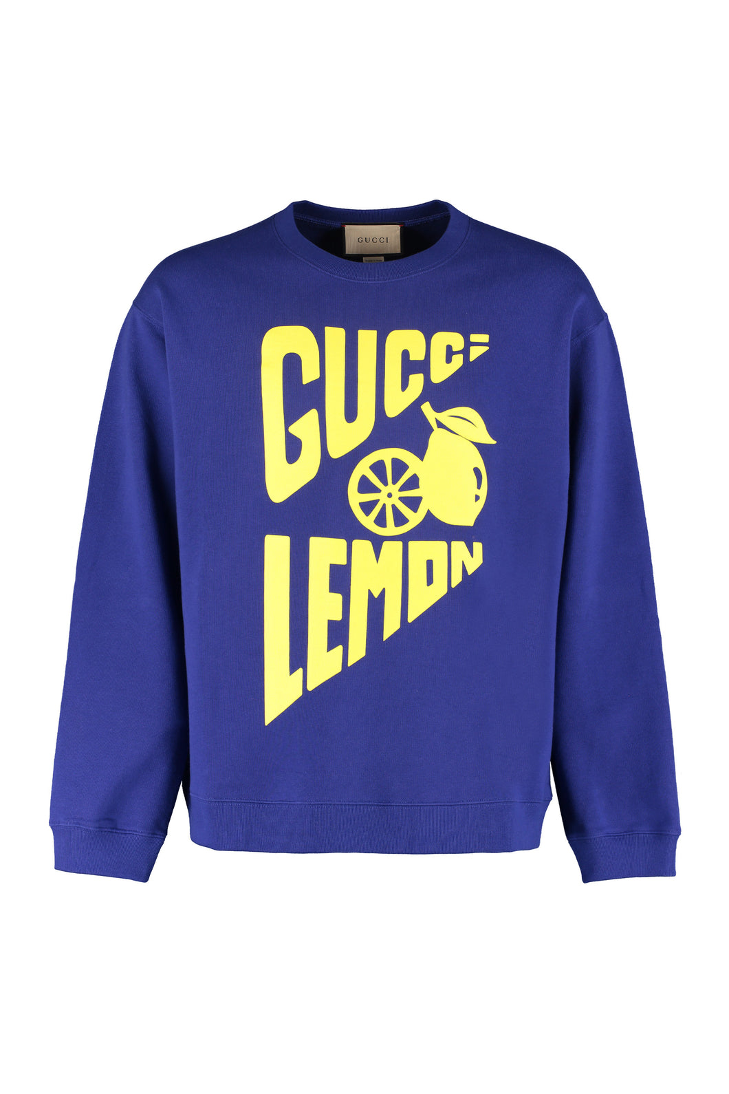 Printed crew-neck sweatshirt