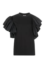 Load image into Gallery viewer, Ruffled cotton t-shirt
